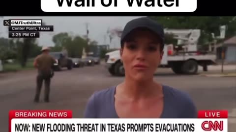 More reports coming in of a “Wall of Water” Building up North