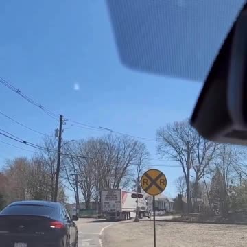 18 wheeler gets hit by a train.