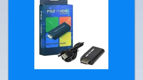 Adaptador Conversor Ps2 Audio Vídeo Av Para Cabo Hdmi - Nova Voo