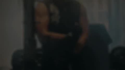 Gym focus in slow motion