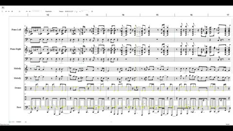 🍋 Camptown Races - Partitura animada para “La Canción del Limón” | Día Escolar de la Fruta