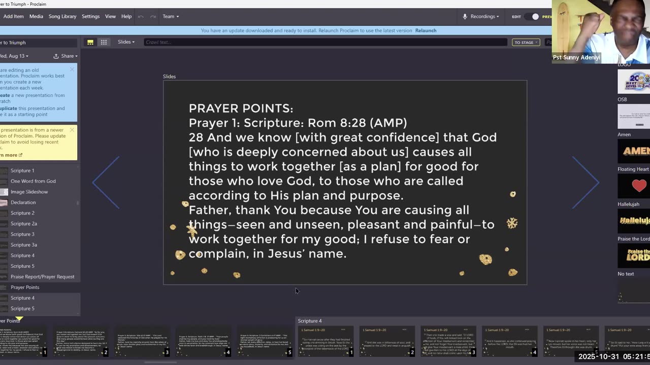 Power To Triumph || October 31, 2025 || “When God Weaves the Threads”