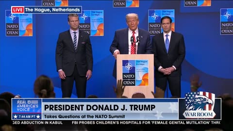 POTUS ON NATO CHIEF CALLING HIM DADDY