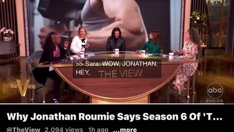 The View drools over Jonathan Roumie