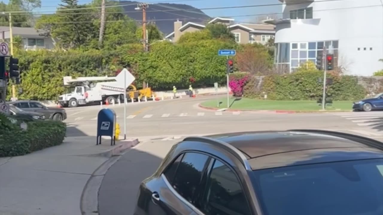 Start of the Palisades Fire on 1/7/24