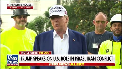 President Trump mocks reporter who asked if he was going to bomb Iran