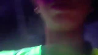 Part 4. Blooper. I didn't get selfie with tall orange skeleton.