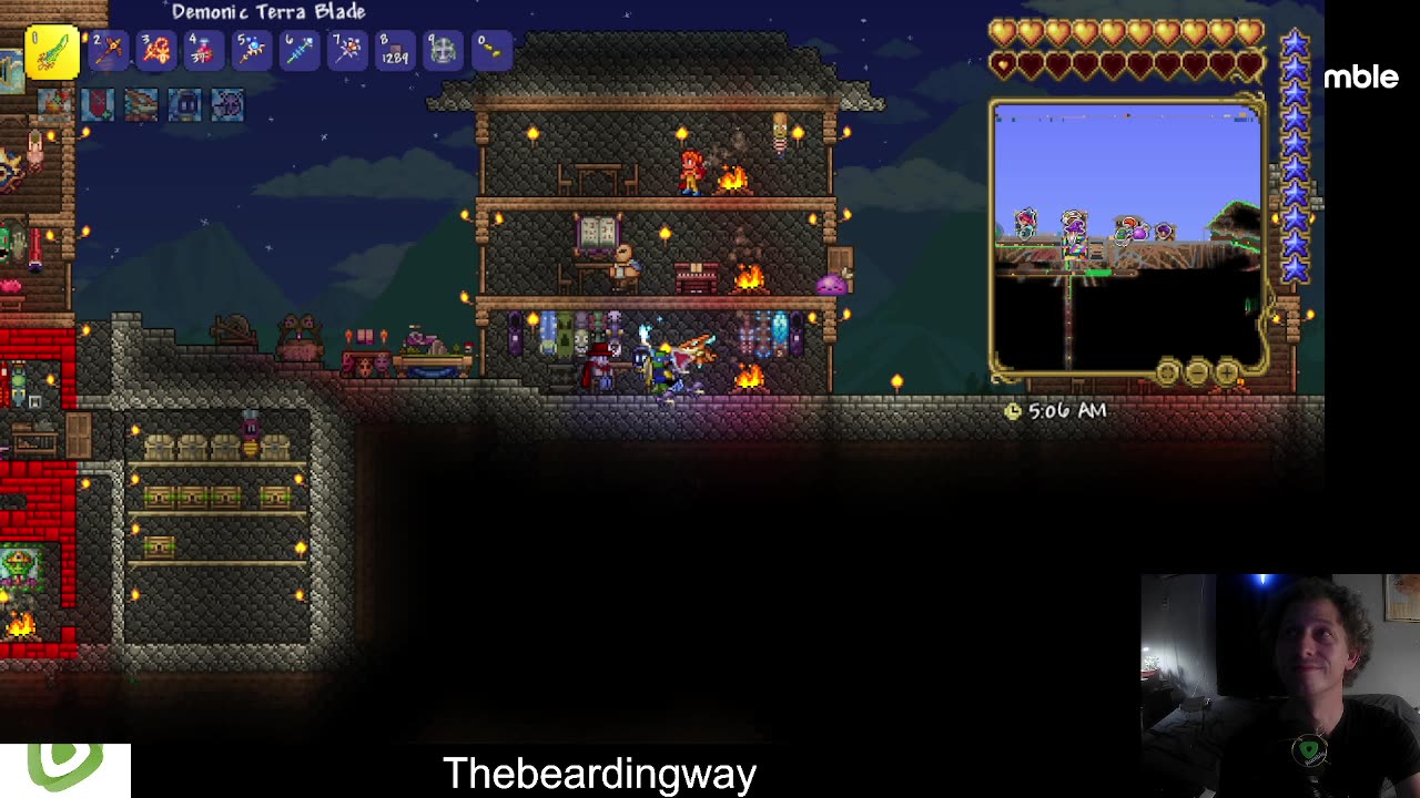Terraria Co-op Final boss. Gonna try again!