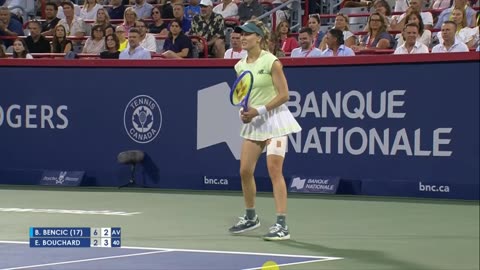 Belinda Bendic vs Eugenie Bouchard