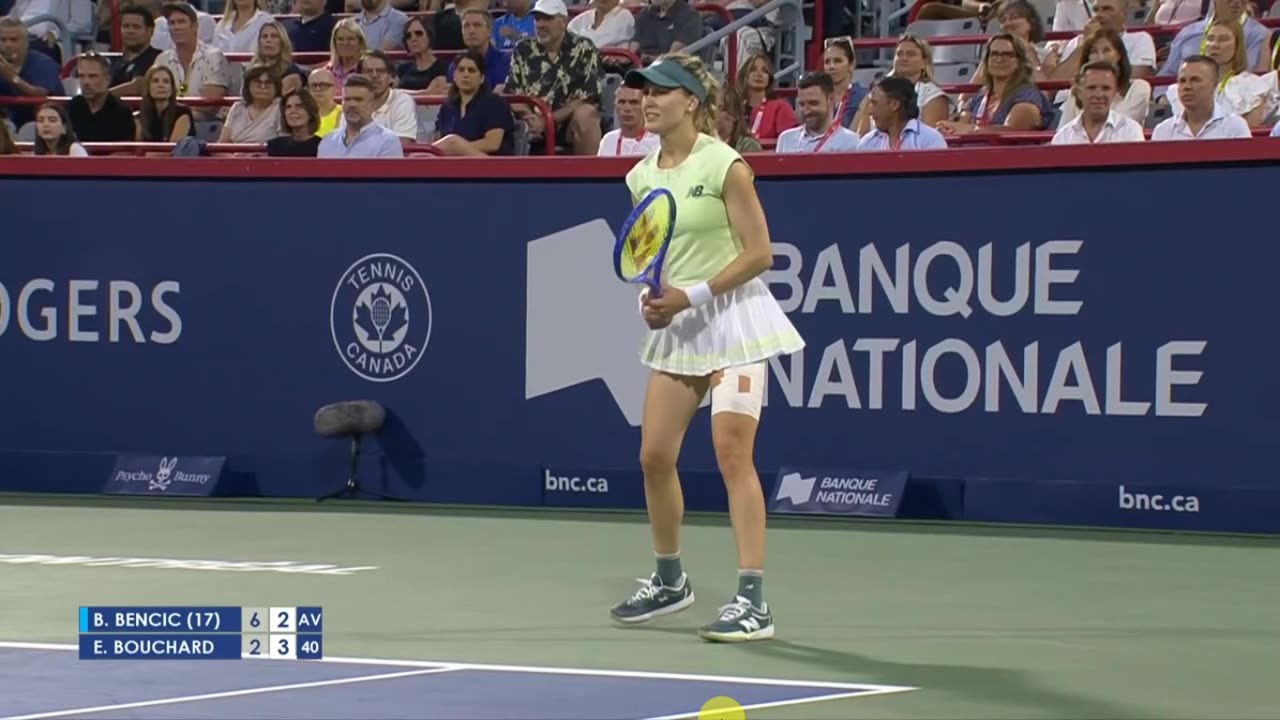 Belinda Bendic vs Eugenie Bouchard