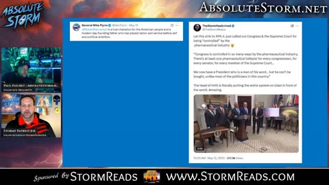 Absolute Storm: Ep. 23 - 9pm ET - 5/13/25 - Matt Thayer|Saudi Visit|Artist Of The Week
