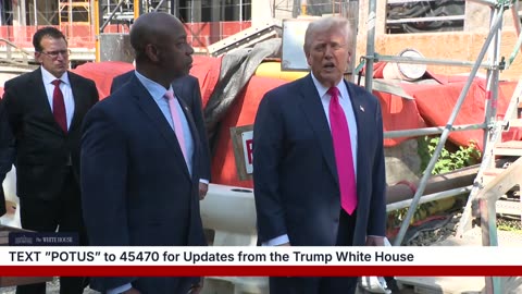 President Trump Visits the Federal Reserve