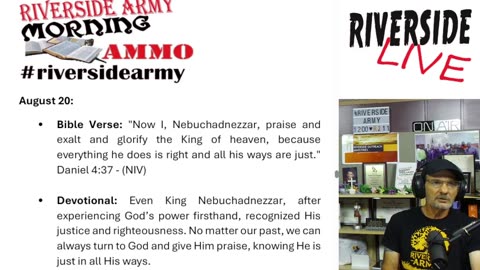 Riverside Morning Ammo Daily Devotional 8.20.25