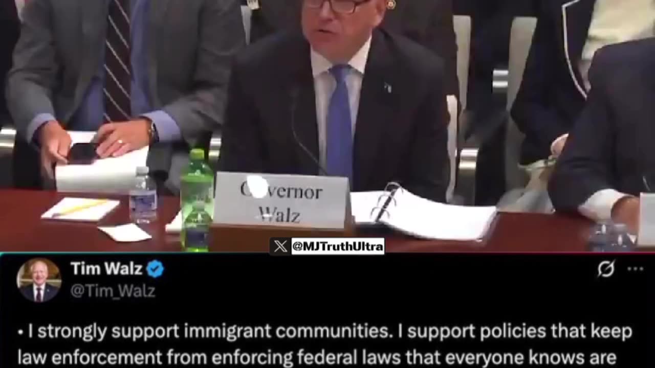 Rep Tom Emmer catches Gov Tim Walz in a Lie supporting ICE policies