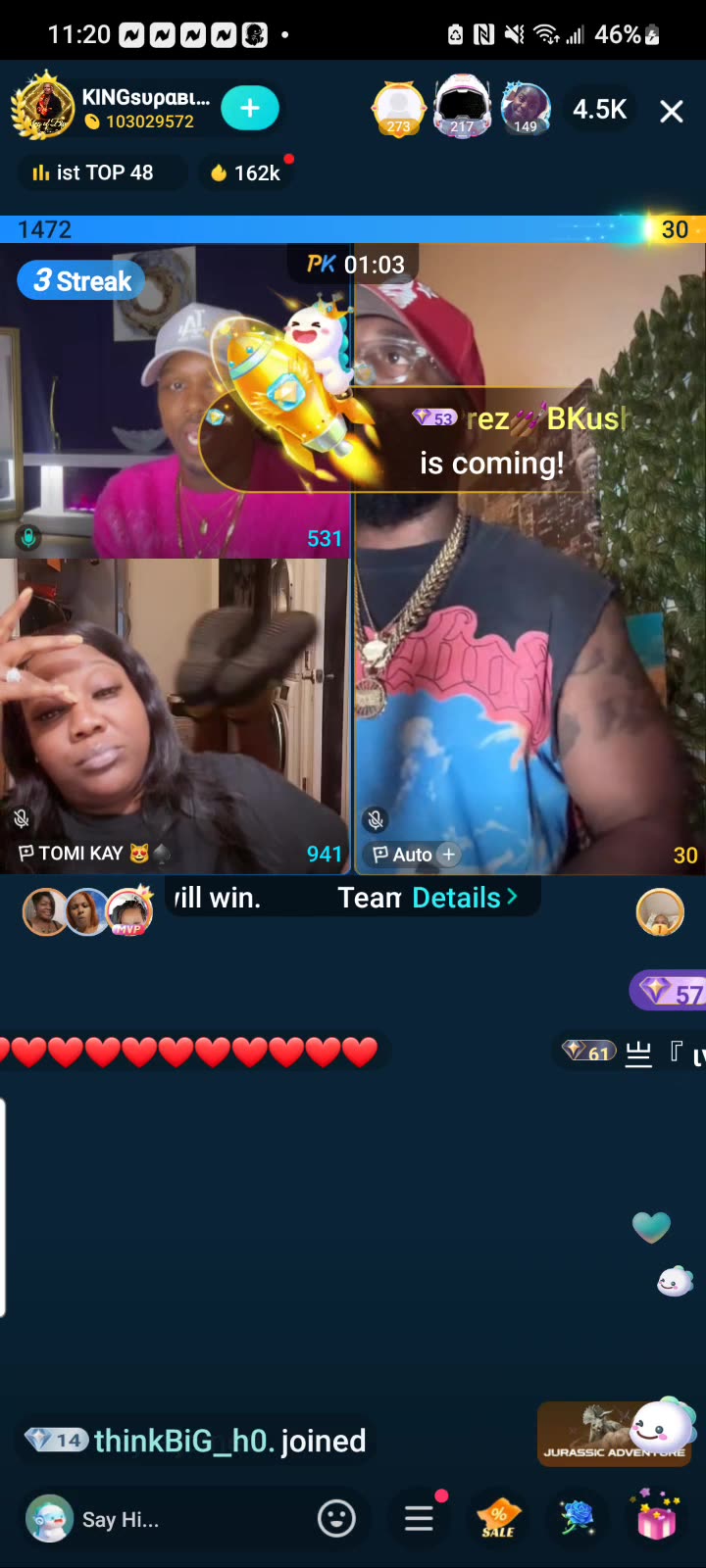 DAREALSUPABIHH, QUEEN TOMIKAY, & DL DICK CHASER SCAMMING SUPER AUTO TEAM PK PT. 2