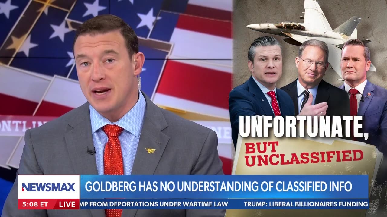 Carl Higbie: 'Self-loathing hack' Jeffrey Goldberg lacks ethics for staying in group chat