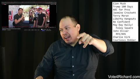 Episode #005 -- Elon Musk - Trump 100 Days - AOC for President - Liberty Hangouts - May Day Rally - Charlie Kirk