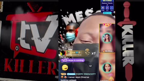 MESSY CALLER SHOW MS DIVERSE THE BIGO CUM BUCKET JOINS HIS LIVE