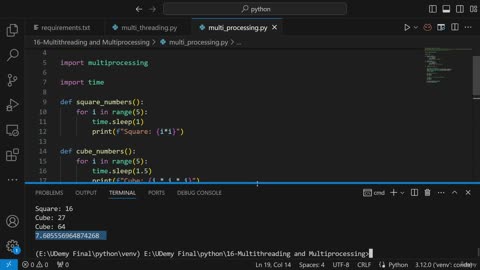 14.3 Multiprocessing Practical Implementation With Python Krish Naik ML