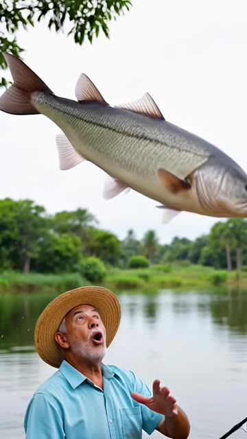 ESSE PEIXE ASSUSTOU ATÉ O VELHO 😂🐟