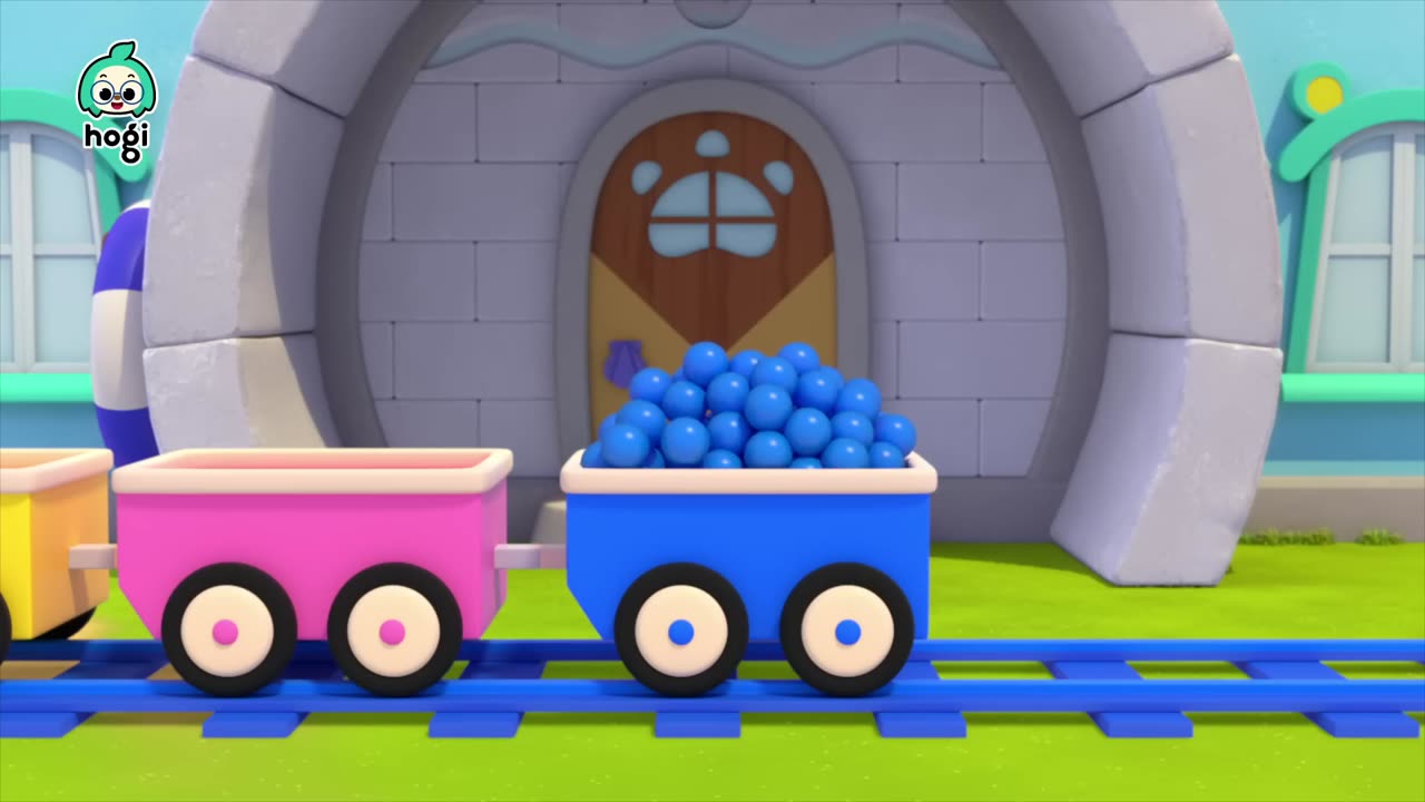 Learn colors with Train and Wonderville Friends _ Colors for Kids _ Compilation _ Pinkfong _ Hogi