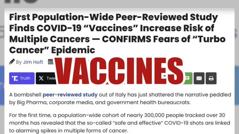 Fact Check: Peer-Reviewed Study About Covid-19 Vaccines Did NOT 'Confirm' Epidemic Of 'Turbo Cancer'
