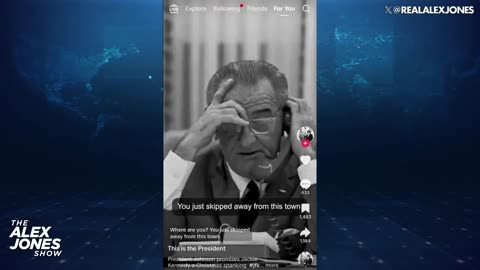 Breaking Audio: President LBJ Talks About Shooting Methamphetamine with Jackie