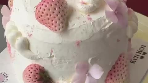 Vintage Buttercream Cake Decoration | Aesthetic Cake Design | Elegant Cake Ideas"