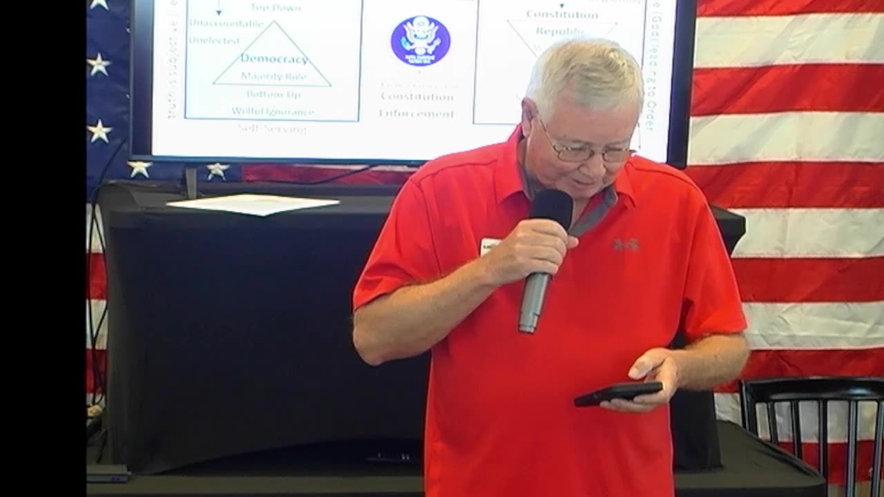 2025-0610 debrief GOP STATE CONVENTION Ron Hooper Mics were blocked