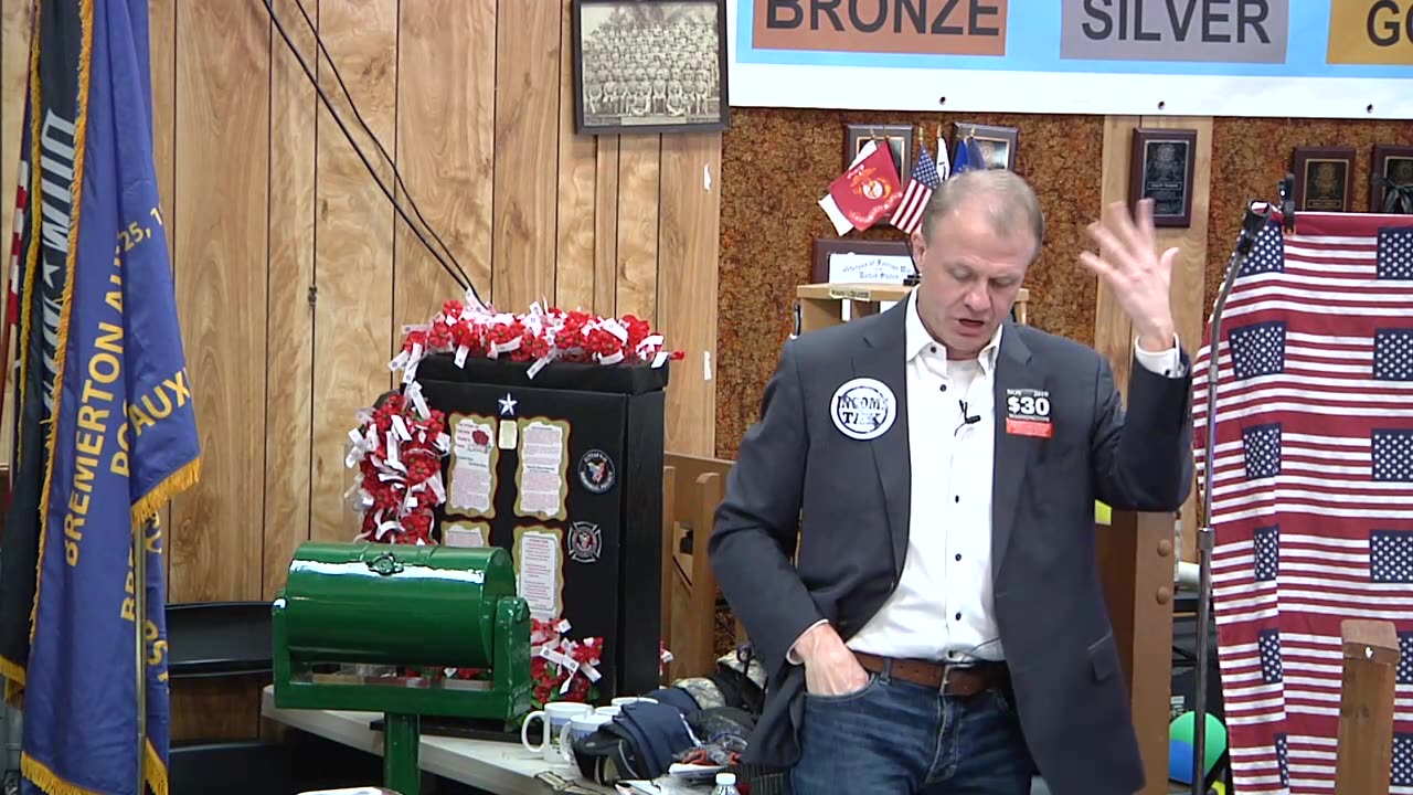 Tim Eyman visits the Puget Sound Patriots