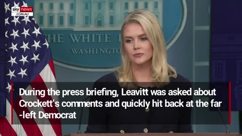 Karoline Leavitt responds to Jasmine Crockett calling Trump supporters 'sick'