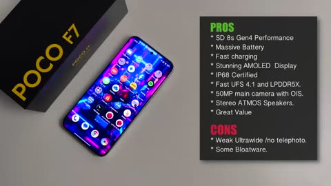 Poco f7 smartphone