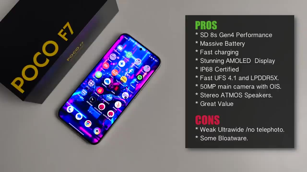 Poco f7 smartphone