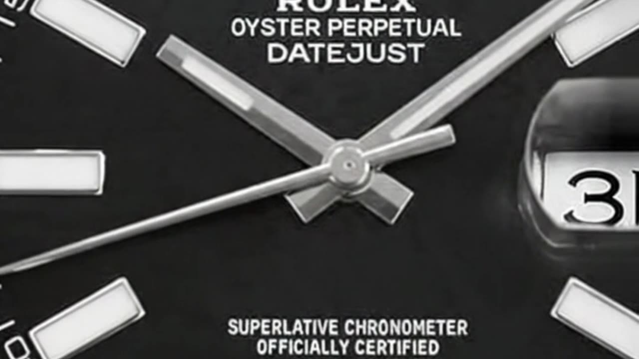 ROLEX DATEJUST II BLACK SECOND