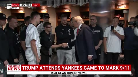 Trump attends New York Yankees game to mark 9/11