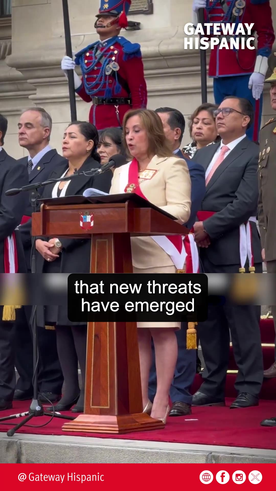 Dina Boluarte anuncia Ley de Soberanía Nacional que blindará al Perú contra la ingerencia de la CIDH