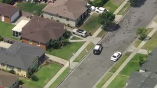 Police chase of suspects in Compton, Los Angeles