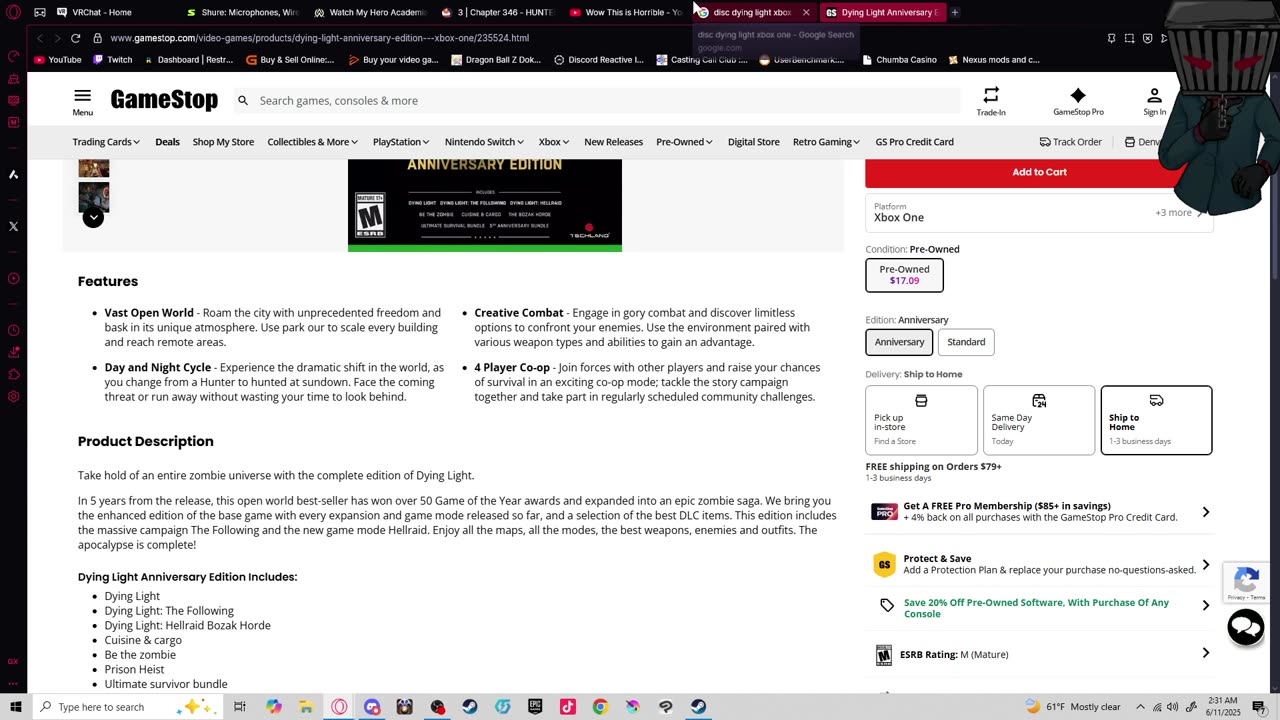 Gaming & Reacting, The Usual! (Come Chat and Play!)
