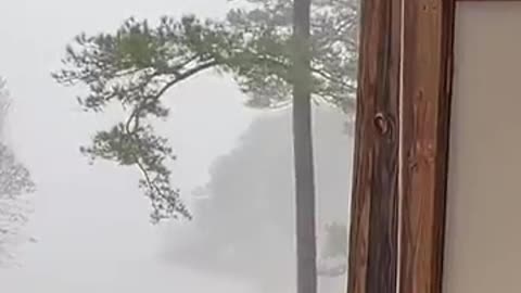 Lightning strikes too close for comfort in Mount Ida, Arkansas, on March 31, 2023