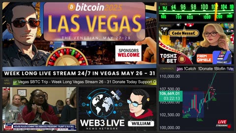 24/7 Web3 News Network Bitcoin Vegas Live May 26-31 🚨 24/7 $BTC Sponsor Us! 💥