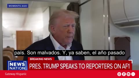 Donald Trump: "The president of Mexico is afraid of the drug cartels"
