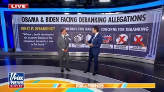Obama and Biden facing de-banking allegations