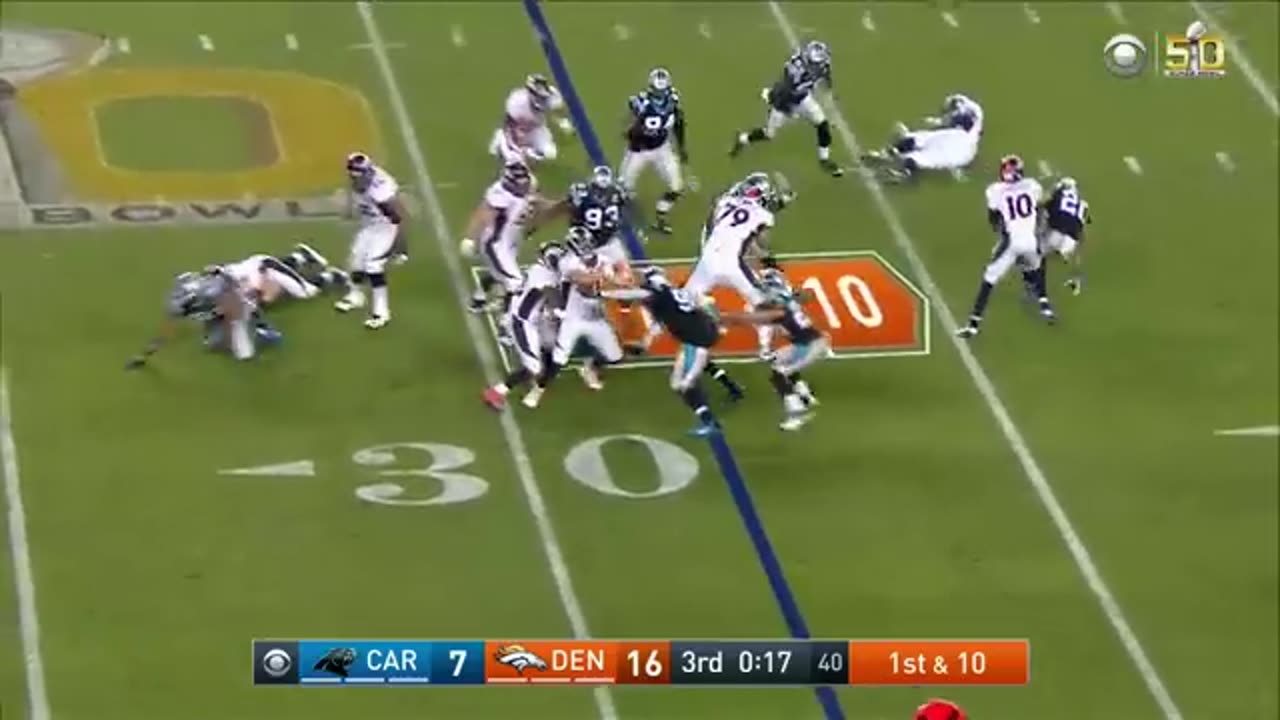 Super bowl # 50, Denver Broncos vs Carolina Panthers February 7, 2016