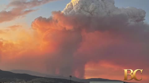 Two wildfires in US west spur ‘fire clouds’ with erratic weather systems