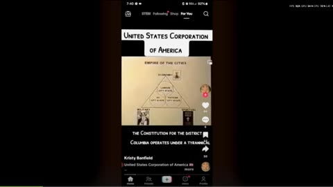 Re; The US is a Crown Colony