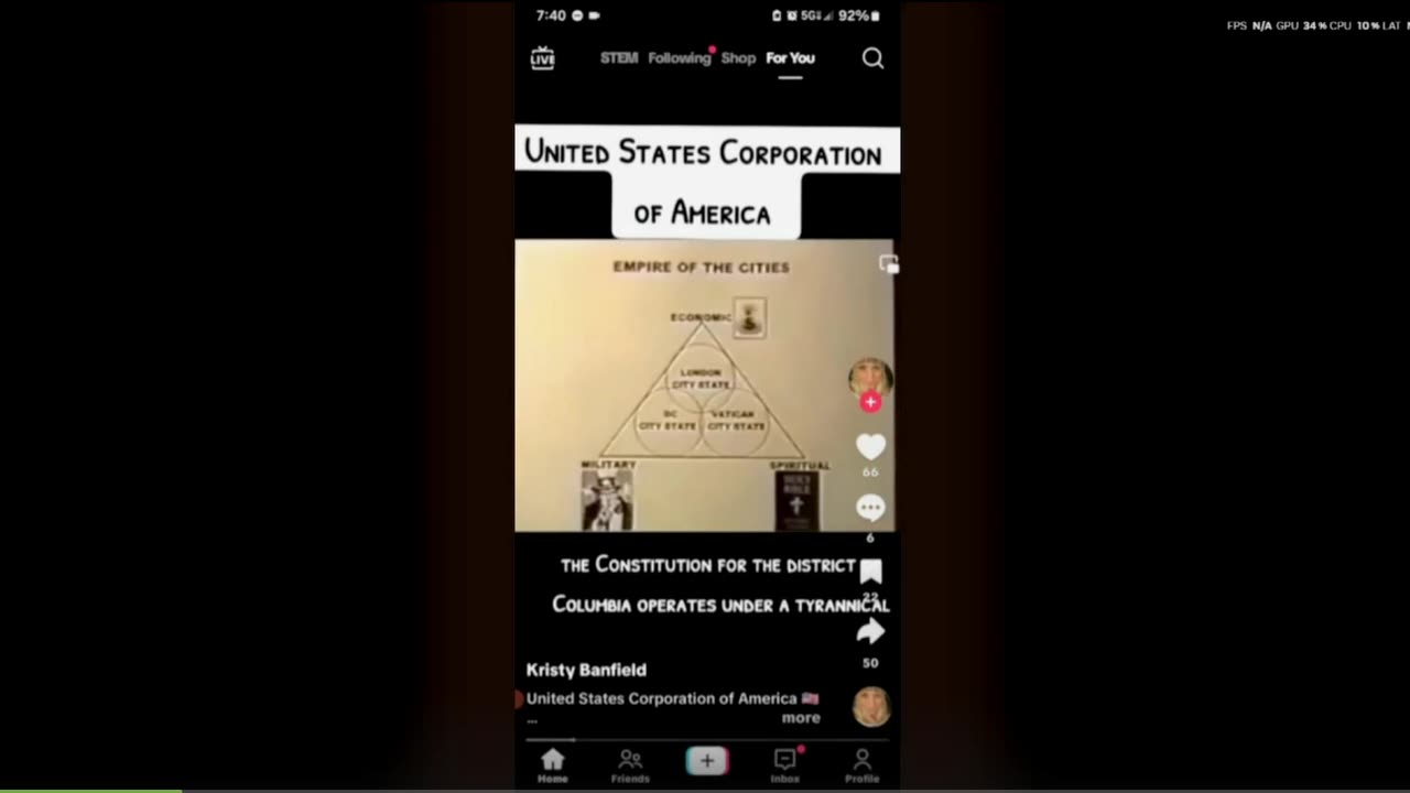 Re; The US is a Crown Colony