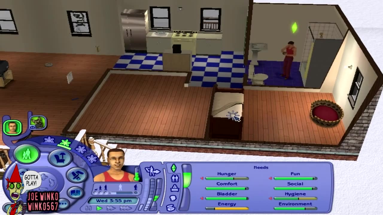 2014 12 17 - Sims 2 Playthrough Slag Town 1x11 Joe Winko