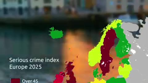 These are the most unsafe countries in Europe based on the index of serious crime.