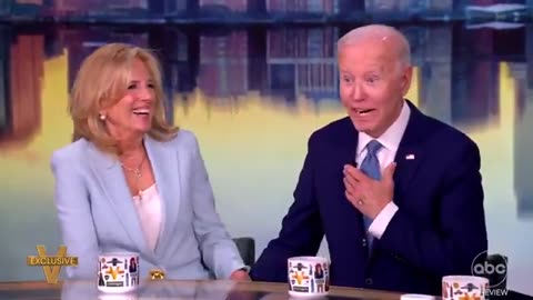 Jill Biden forced to rescue babbling Joe when “The View” asks lay-up question… YIKES