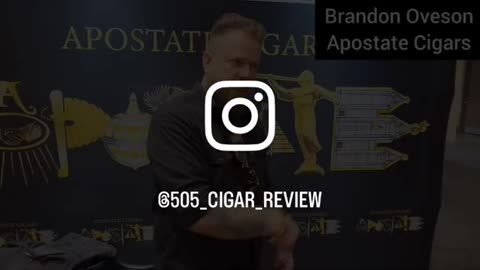 PCA 2025 - New Orleans ... Brandon Oveson of Apostate Cigars